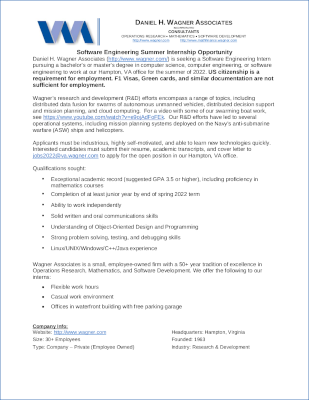 Internship Ad